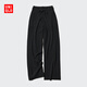 優(yōu)衣庫女裝可機洗羅紋針織長(cháng)褲/加長(cháng)款71cm~74cm 481414 473803 473803/09黑色 XL