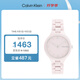 凱文克萊（Calvin Klein）CK手表鏈結(jié)款陶瓷表帶石英女士腕表女神節(jié)禮物25200077
