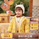 巴拉巴拉兒童輕薄羽絨服嬰兒冬季童裝寶寶外套洋氣可愛(ài)潮男童女童 杏黃30527 110cm