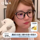 亓那（QINA）近視眼鏡趙露思同款貓眼眼鏡框素顏上鏡光學(xué)鏡女七夕禮物QJ5186 QJ5186B10【露思直播同款】 單鏡框