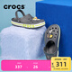 卡駱馳crocs洞洞鞋貝雅卡駱班輕便耐磨一腳蹬休閑鞋|205089 石板灰/青檸綠-0GX 41 /42(260mm)