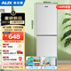 奧克斯130升兩門(mén)雙門(mén)二門(mén)冰箱 宿舍租房小戶(hù)型家用冷藏冷凍小冰箱 節能保鮮低噪 BCD-130Q228D