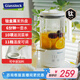 GLASSLOCK純鈦TI發(fā)熱盤(pán)養(yǎng)生杯保鮮迷你養(yǎng)生壺小型煮花茶壺辦公室恒溫?zé)? title=