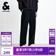杰克·瓊斯（JACK&JONES） 男裝秋季經(jīng)典百搭休閑純棉舒適松緊抽繩運動(dòng)直筒衛褲22531D030