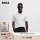 BOSS博斯【珠地布】男士徽標貼片彈力棉短袖Polo衫