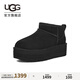 UGG冬季女士經(jīng)典迷你純色厚底保暖休閑短筒雪地靴1135092 BLK | 黑色 37