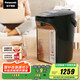 松下（Panasonic）【國家補貼】食品級涂層內(nèi)膽電熱水壺國家補貼黑色 4升一鍵除氟全自動智能保溫燒水壺NC-ES4000