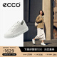 愛步（ECCO）板鞋女 防水透氣科技厚底休閑鞋 街頭720系列209763 HL 白色20976301007 36