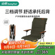 山扉sunnyfeel云悠PRO海狗椅戶(hù)外躺椅鋁合金折疊輕量陽(yáng)臺休閑野餐露高背椅軍綠
