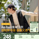 蕉下（beneunder）馬甲男士秋冬保暖氣絨無(wú)袖外套戶(hù)外運動(dòng)背心輕薄百搭CL97324 漫暮黑 180/100A(XL)