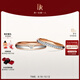 DR結(jié)婚對戒節(jié)日禮物L(fēng)OVEPALACE禮堂花徑雅致款QW0103/QM0103 情侶對戒 分18k金（少量現(xiàn)貨）