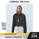 UR【HOT】2025秋季新款女裝燈芯絨領(lǐng)工裝棉質(zhì)外套UYY150068 寶藍(lán) S