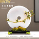 RWTW喬遷之喜搬家禮物新中式玉石平安扣擺件節(jié)節(jié)高升竹子開業(yè)擺件 節(jié)節(jié)高升【天然玉石+琺瑯彩】