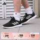 adidas CORERACER隨心暢跑網(wǎng)面休閑跑步鞋男子阿迪達斯官方輕運動(dòng) 黑/白 FX3581   42