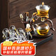 尚言坊玻璃功夫茶具整套高檔帶茶盤懶人自動泡茶神器茶杯泡茶器全套裝