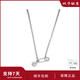 VVIENNE WESTLOCK西太后回形針項(xiàng)鏈毛衣鏈情侶項(xiàng)鏈送男朋友女友生日禮物 銀色