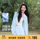 森馬（Semir）UPF50+防曬衣女中長(cháng)款涼感襯衫2025夏寬松遮肉薄外套109325105001