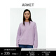 ARKET女裝 棉質(zhì)圓領(lǐng)落肩毛衣針織衫丁香紫秋季新款1188498004 丁香紫 S 165/88A