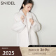 SNIDEL秋冬氣質(zhì)翻領(lǐng)落肩長(cháng)款羊毛呢大衣外套SWFC244131 象牙白 S （0）