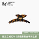 She's茜子醋酸板材大號(hào)抓夾高級(jí)感鯊魚夾發(fā)卡發(fā)夾后腦勺頭飾教師節(jié)禮物 蝴蝶款大號(hào)SHU8719255F1
