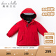 戴維貝拉（DAVE＆BELLA）女童羽絨服男童90絨保暖羽絨衣兒童冬裝幼兒新年寶寶冬季外出服 中國紅DB16448 140 cm（建議身高130-140cm）