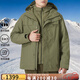 Timberland添柏嵐三合一夾克男秋冬新款戶外登山防水防風(fēng)保暖抓絨沖鋒衣外套 590/卡塞爾綠色 XL /185