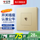 公牛開(kāi)關(guān)插座面板 一開(kāi)單控雙控多控插座86型家用暗裝墻壁插座G07金