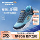 Skechers斯凱奇閃穿鞋兒童時尚休閑鞋男童一腳蹬春秋款透氣運動鞋403834L