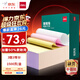 得力（deli）【缺頁十倍賠】珊瑚海三聯(lián)三等分可撕邊針式電腦打印紙 彩色(白紅黃)送貨單1500頁 JS241-3-1/3CS
