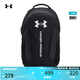 安德瑪（UNDERARMOUR）Hustle 6.0男女同款便攜訓練運動(dòng)雙肩背包1384672 黑色002 均碼