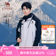 駱駝（CAMEL）【王俊凱同款】王者凱甲沖鋒衣戶(hù)外登山服三合一運(yùn)動(dòng)外套秋冬新款 A34CF00780橡木灰/幻影黑男女同 L