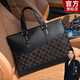 WILLIAMPOLO英皇保羅真皮公文包男士商務(wù)手提包大容量商務(wù)出差通勤電腦包 黑色（38.5*27.5cm） （頭層牛皮） 16英寸