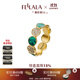 翡拉拉（fellala）閃耀綠光系列優(yōu)雅大氣感琺瑯戒指輕奢小眾復古指戒女潮禮物
