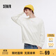 森馬（Semir）衛衣男純色基礎情侶裝秋季寬松圓領(lǐng)上衣中性款青少年101524116210