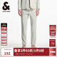 杰克·瓊斯（JACK&JONES）秋季時尚百搭松緊腰頭兩側(cè)插袋雙側(cè)臀兜休閑褲長褲男裝225214004 C40風(fēng)暴灰 常規(guī) 30 170