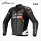 Alpinestars GP FORCE a星摩托車騎行服機(jī)車服騎士服騎行皮衣男 黑白紅熒光通風(fēng)款防風(fēng)內(nèi)膽 56