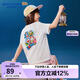 Skechers斯凱奇哆啦A夢(mèng)聯(lián)名款 男女童夏季透氣限定短袖L325K085