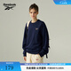 Reebok銳步官方24年新款男女款潮流舒適寬松百搭套頭衛衣 24FRE301UGN2 藏藍 2XL