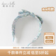 戴維貝拉（DAVE＆BELLA）2025新款女童發(fā)箍?jī)和Y(jié)發(fā)飾洋氣女寶寶頭飾小童發(fā)夾 小碎花印花【現(xiàn)貨】DB2252289 37CM