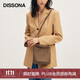 DISSONA迪桑娜女士包包通勤手提包水桶包單肩包斜挎包 七夕禮物 灰色