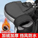 仰朋代駕電動(dòng)自行車(chē)手把套男女防風(fēng)護手折疊車(chē)冬季防寒風(fēng)保暖手套裝備 加絨加厚+防水反光-黑色 【適用代駕/折疊/電動(dòng)/電瓶車(chē)】