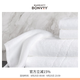 W HOTELS W酒店純棉毛巾組合方巾面巾浴巾禮盒裝加厚親膚吸水洗臉擦手吸汗 斜條紋浴巾 (76x147cm/650g) 1條