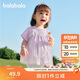 巴拉巴拉寶寶短袖t恤嬰兒女童上衣2025夏裝甜美網(wǎng)紗拼接時(shí)髦209225117004
