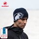 猛犸象（MAMMUT） Tweak Beanie 男女同款戶外時尚舒適保暖抓絨加厚針織帽子 深海藍-白色 均碼