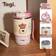 Tagi.《爆米花》雙飲吸管保溫杯316L不銹鋼保溫杯480ml-葡萄玉米 
