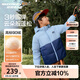Skechers斯凱奇兒童羽絨服男女大童保暖防寒冬裝短款連帽外套L424K094