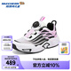 Skechers兒童流星體訓鞋老爹鞋旋鈕運動(dòng)鞋春秋輕便透氣303972L/405314L 女童/白色/黑色/粉紅色/WBPK 34