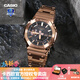 卡西歐（CASIO）手表男G-SHOCK八王子GM-B2100金屬八角太陽(yáng)能藍牙潮流運動(dòng)電子表GM-B2100GD-5APRT典范玫瑰金