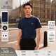 布克兄弟（BrooksBrothers）[100%棉]男士夏季款刺繡logo休閑圓領(lǐng)短袖T恤 4004-藏青色 L