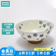 NITORI宜得利家居 日式家用可微波面碗陶瓷簡(jiǎn)約餐具湯碗飯碗 大飯碗 藍色